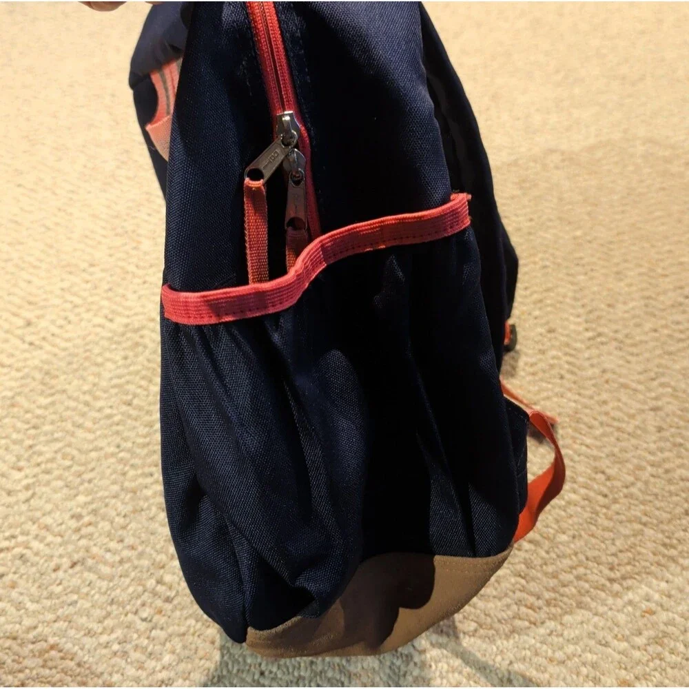 Hanna Andersson Floral Butterfly Backpack Blue Embroidered School Travel